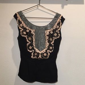 French Connection Sequined Blouse
